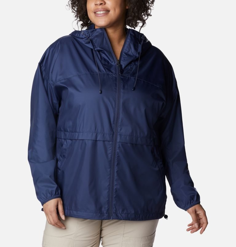 Jacheta Columbia Alpine Chill Windbreaker Dama Bleumarin | Plus Size HU1A87M0Z